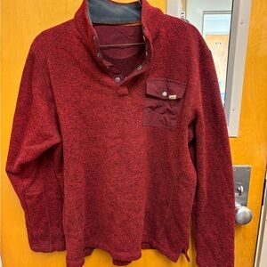 Woolrich Men's Deep Red Sweater